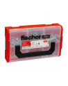 fischer FixTainer SX Plus dowel and screw box (light grey, 212 pieces, with screws and hooks) - nr 1