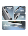 axagon HMC-H3A Wieloportowy hub USB 4in1, 5Gbps, 3x USB-A (2x USB2.0, 1x USB3.0) + HDMI 4K/30Hz, metal, 15cm USB-C kabel - nr 22