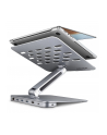 axagon HMC-STND Stojak z wieloportowy hub Aluminiowy 7in1, 5Gbps, do 10'-16' '' laptopów, nastawny, 3x USB-A, HDMI 4K/60Hz, GLAN, PD 100W, 60cm USB-C kabel - nr 34