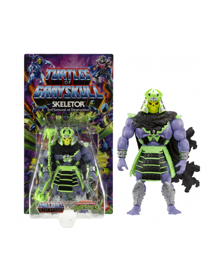 Mattel Masters of the Universe Origins Turtles of Grayskull Skeletor toy figure główny
