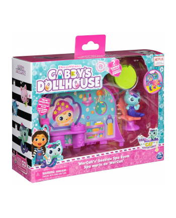 spinmaster Spin Master Gabby's Dollhouse Deluxe Room Playset - Wellness Room with Meerkat, Play Figure nr 1
