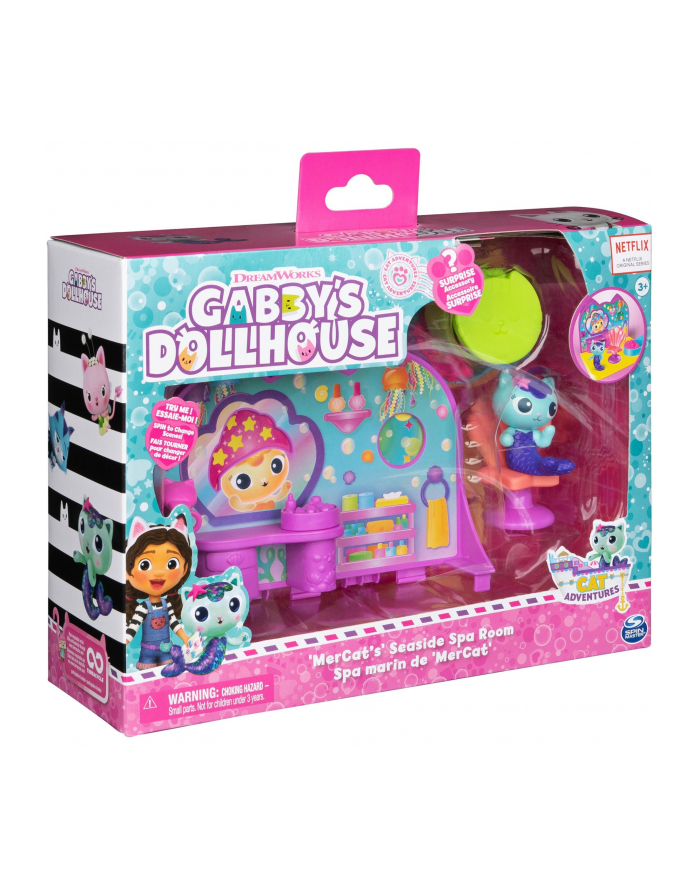spinmaster Spin Master Gabby's Dollhouse Deluxe Room Playset - Wellness Room with Meerkat, Play Figure główny