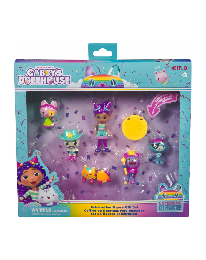 spinmaster Spin Master Gabby's Dollhouse - Party Figures Gift Set, Toy Figure główny