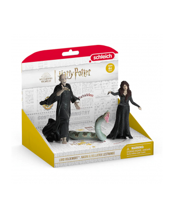 Schleich Wizarding World Lord Harry Potter - Voldemort with Nagini ' Bellatrix, toy figure