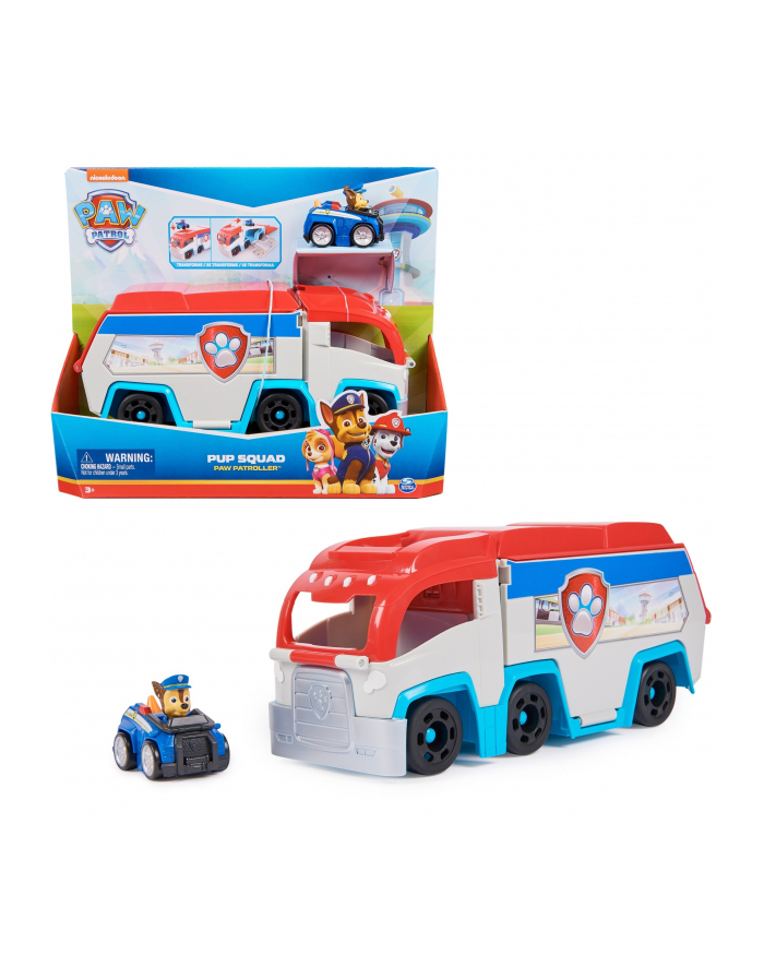 spinmaster Spin Master Paw Patrol - Pup Squad Patroller with Chase Toy Car, Toy Vehicle główny