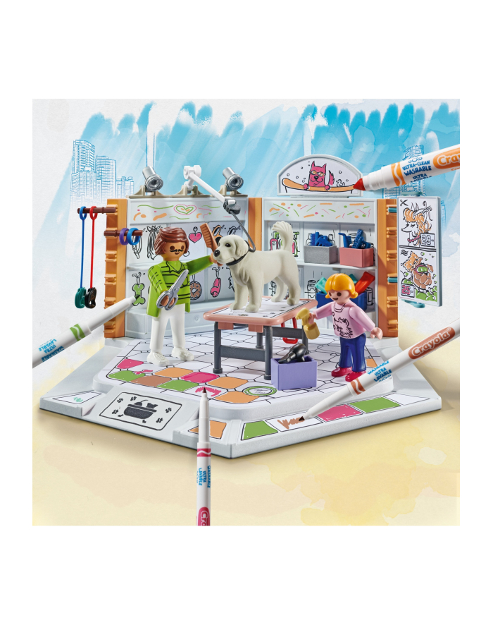 PLAYMOBIL 71514 Color Dog Grooming, construction toy główny