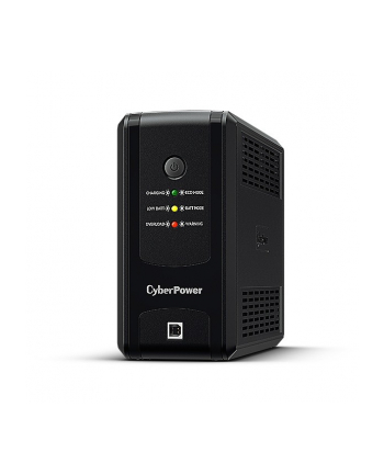 cyberpower Zasilacz awaryjny UPS UT850EG 850VA/425W 4ms/AVR/3xSch/RJ11/RJ45