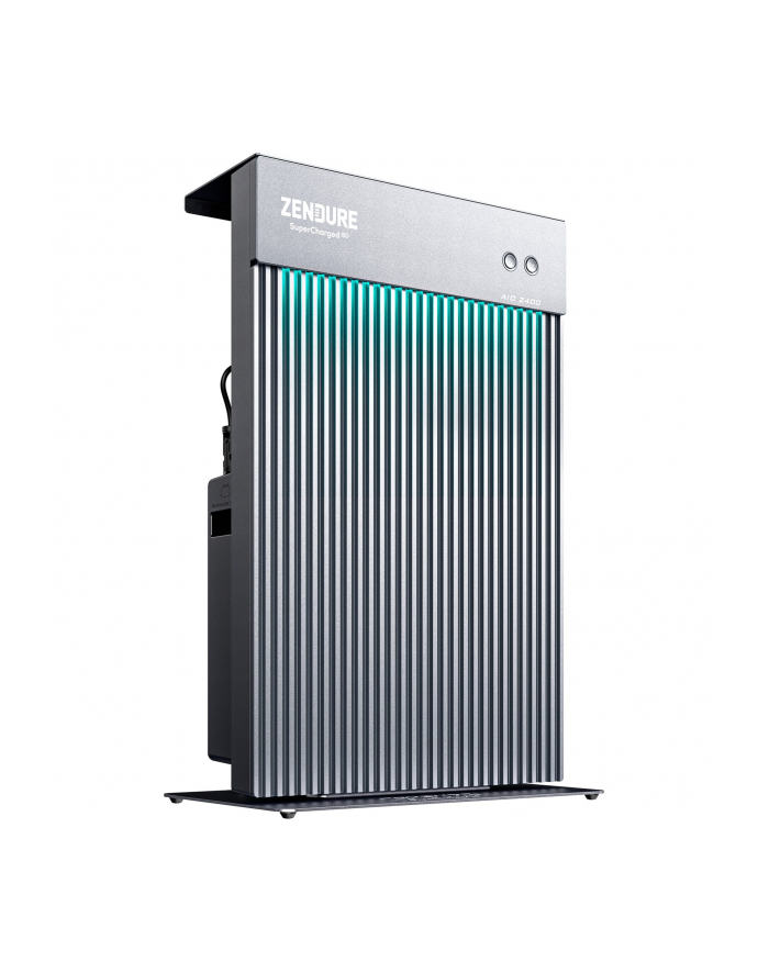 Alternate balcony power station set W-BKW800/880_4 BLACK FRAME + Solarflow AIO (incl. HMS-800W-2T WIFI, Zendure AIO 2400 All-In-One) główny
