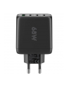 goobay USB-C multiport quick charger, PD, GaN, 68 watts (black, 3x USB-C, 1x USB-A, Power Delivery, QuickCharge) - nr 10