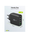 goobay USB-C multiport quick charger, PD, GaN, 68 watts (black, 3x USB-C, 1x USB-A, Power Delivery, QuickCharge) - nr 5