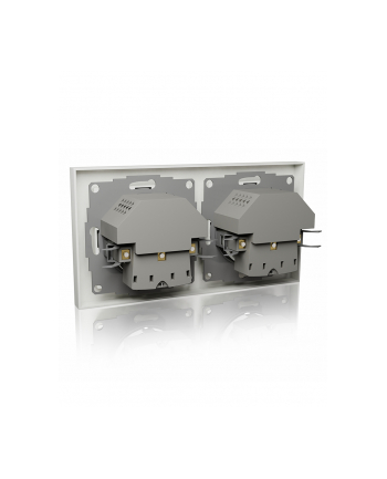 ICY BOX flush-mounted socket set IB-MPS4200W-PD, with USB PD charging function (BIAŁY, 2 pieces)