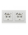 ICY BOX flush-mounted socket set IB-MPS4200W-PD, with USB PD charging function (BIAŁY, 2 pieces) - nr 2