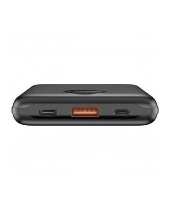goobay Power Bank Compact 10,000 mAh (black, 10 Ah, 1x USB-A, 1x USB-C, Power Delivery, Quick Charge)