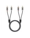 goobay Plus stereo RCA cable (black/silver, 5 meters) - nr 2