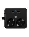 ICY BOX power strip IB-MPS2220B-CH, 2-way, 3x USB (black, 1.9 meter cable, switch) - nr 13