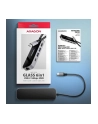 axagon HMC-6GLN Wieloportowy hub USB 6in1, 5Gbps, 2xUSB-A, 1x USB-C, GLAN, HDMI 4K/60Hz, PD 100W, 20cm USB-C kabel - nr 48