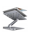 axagon HMC-STND Stojak z wieloportowy hub Aluminiowy 7in1, 5Gbps, do 10'-16' '' laptopów, nastawny, 3x USB-A, HDMI 4K/60Hz, GLAN, PD 100W, 60cm USB-C kabel - nr 12
