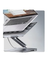 axagon HMC-STND Stojak z wieloportowy hub Aluminiowy 7in1, 5Gbps, do 10'-16' '' laptopów, nastawny, 3x USB-A, HDMI 4K/60Hz, GLAN, PD 100W, 60cm USB-C kabel - nr 44
