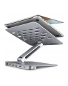 axagon HMC-STND Stojak z wieloportowy hub Aluminiowy 7in1, 5Gbps, do 10'-16' '' laptopów, nastawny, 3x USB-A, HDMI 4K/60Hz, GLAN, PD 100W, 60cm USB-C kabel - nr 59