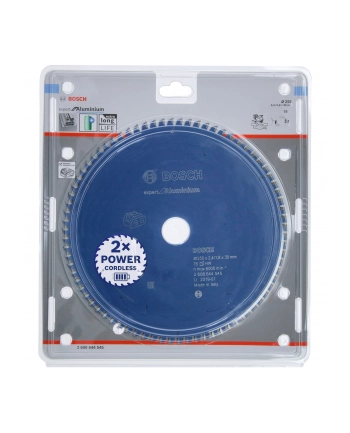 bosch powertools Bosch circular saw blade Expert for Aluminium, 250mm, 78Z (bore 30mm, for cordless miter saws) nr 1