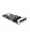 DeLOCK PCIe x4 to 4 x RJ45 Gbit, LAN adapter (Realtek RTL8111H) - nr 18
