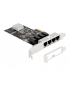 DeLOCK PCIe x4 to 4 x RJ45 Gbit, LAN adapter (Realtek RTL8111H) - nr 1