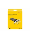 DeLOCK PCIe x4 to 4 x RJ45 Gbit, LAN adapter (Realtek RTL8111H) - nr 20