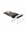 DeLOCK PCIe x4 to 4 x RJ45 Gbit, LAN adapter (Realtek RTL8111H) - nr 6