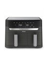 Tefal double hot air fryer Dual Easy Fry ' Grill (black, 2,700 watts, 2 baskets 5.2 liters + 3.1 liters) - nr 19