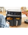 Tefal double hot air fryer Dual Easy Fry ' Grill (black, 2,700 watts, 2 baskets 5.2 liters + 3.1 liters) - nr 22