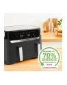 Tefal double hot air fryer Dual Easy Fry ' Grill (black, 2,700 watts, 2 baskets 5.2 liters + 3.1 liters) - nr 25
