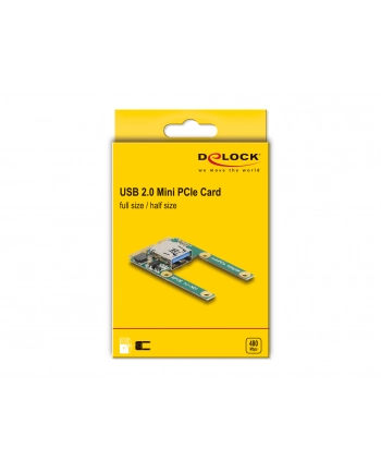 DeLOCK PCIe I/O 1 x USB 2.0 Type-A socket