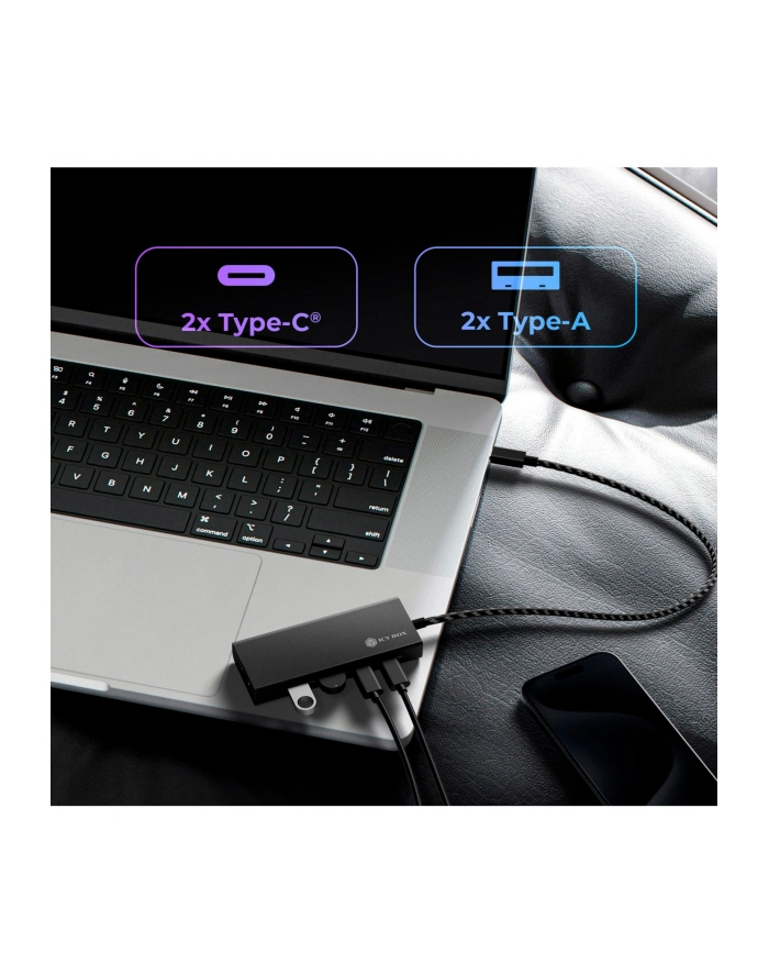 ICY BOX IB-HUB1436-CPD 4-Port USB 3.2 Gen 2, USB hub (black) główny