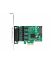 DeLOCK PCIe x1 card to 4 x serial RS-232 with 5V or 12V, interface card (SATA power connector) - nr 3