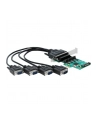 DeLOCK PCIe x1 card to 4 x serial RS-232 with 5V or 12V, interface card (SATA power connector) - nr 5