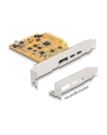 DeLOCK PCIe x4 card for 1x ext. USB-C 10 Gbit/s B. + 1x external USB-C DP Alt Mode, USB controller - nr 4