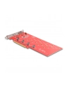 DeLOCK PCI Express x16 card to 4x internal NVMe M.2 Key, interface card - nr 7