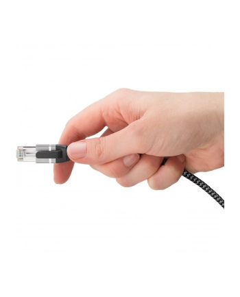 goobay Ethernet adapter cable USB-C 3.2 Gen2 > RJ-45, Slim (black/gray, 2 meters) nr 2