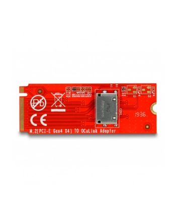 DeLOCK M.2 Key M to 1 x OCuLink SFF-8612 converter, interface card nr 1