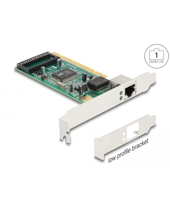 DeLOCK PCI card for 1 x RJ45 Gigabit LAN RTL główny