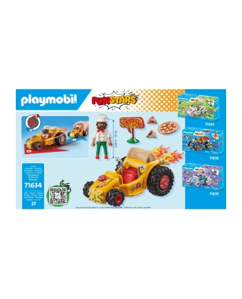 PLAYMOBIL 71634 Funstars Racing Pizza, construction toy