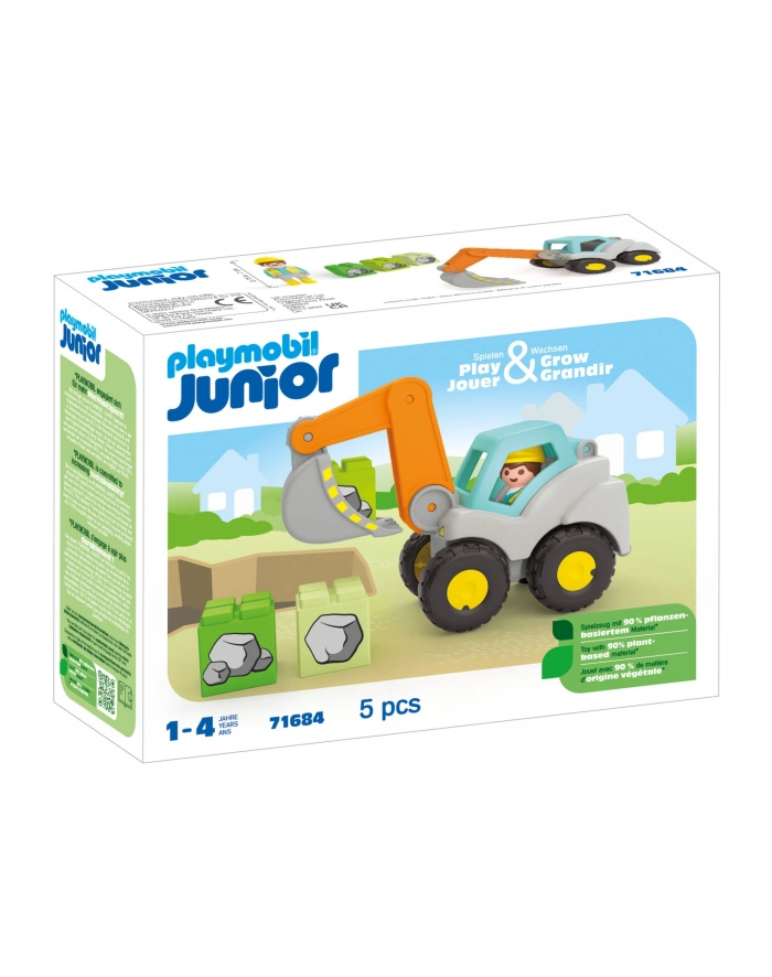 PLAYMOBIL 71684 Junior: Shovel Excavator, construction toy główny