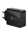 goobay USB-C dual fast charger 36 watts, PD (black, 2x USB-C, Power Delivery) - nr 7