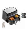 Tefal double hot air fryer Dual Easy Fry ' Grill (black, 2,700 watts, 2 baskets 5.2 liters + 3.1 liters) - nr 21
