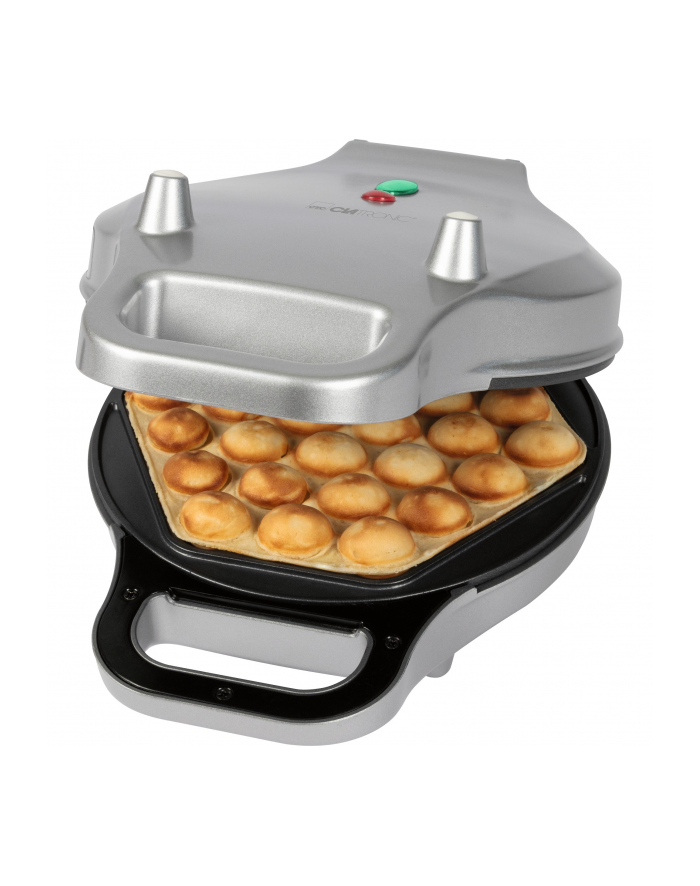 Clatronic Bubble Waffle Maker WA 3772, Waffle Iron (Silver, 700 Watt) główny