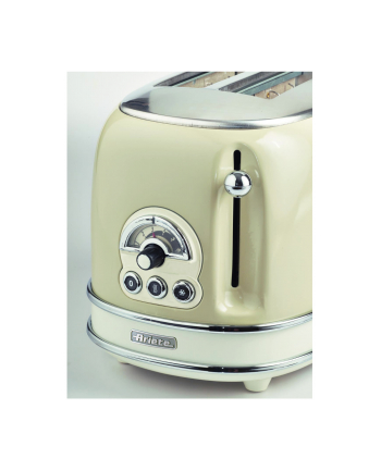 Ariete Vintage Toaster 155 (beige, 810 watts, for 2 slices of toast)