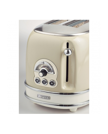 Ariete Vintage Toaster 155 (beige, 810 watts, for 2 slices of toast)