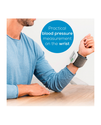 Beurer BC 51 wrist blood pressure monitor (BIAŁY/gray)