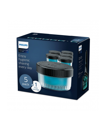 Philips cleaning cartridges for Quick Clean Pod, pack of 6 (6x 160ml, for cleaning station)