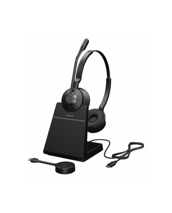 Jabra Engage 55 SE - USB-C UC Stereo, headset (black, stereo, USB-C, UC, with charging station)